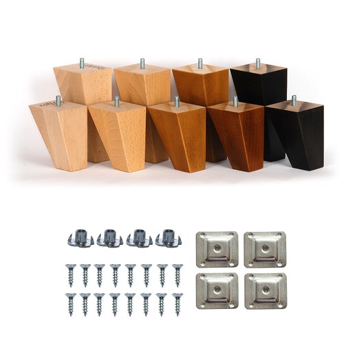 Wooden angled tapered - angled,