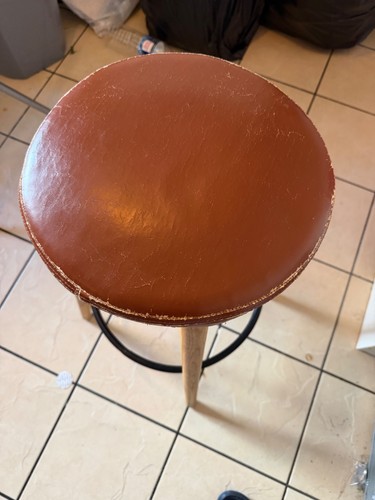 Vintage retro brown faux - vintage,