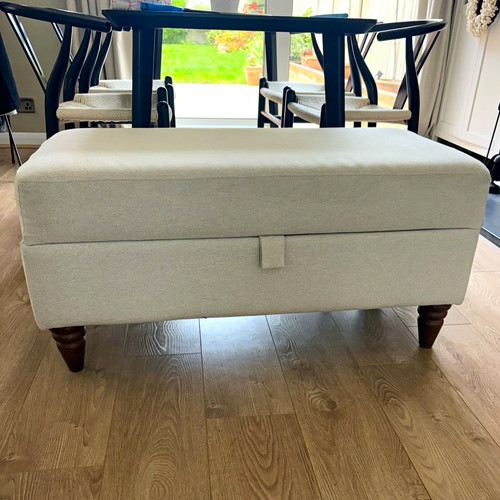 Dfs beige fabric - beige, rectangular