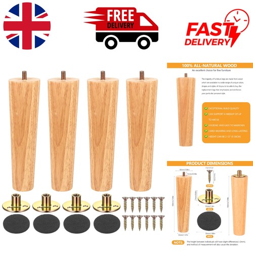 Set wooden furniture legs - of, 4