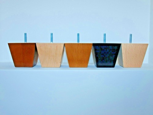 8cm wooden beech - wooden, tapered