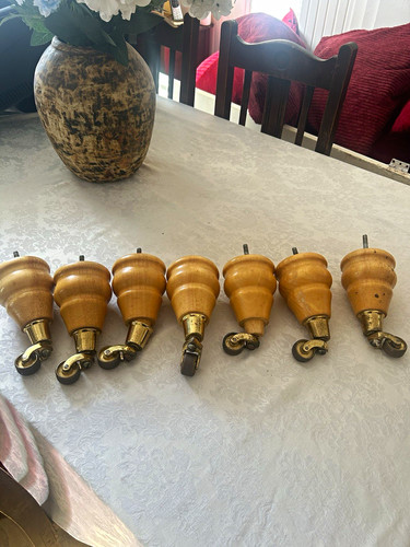 Set turned wooden - set,