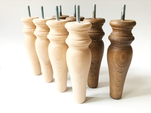 Wooden sofa legs - 4, x
