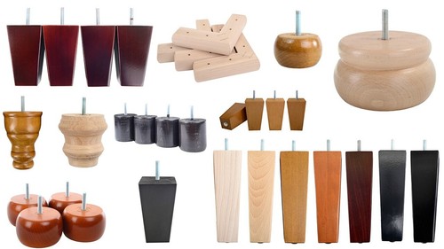 Solid wooden beech - 4x,