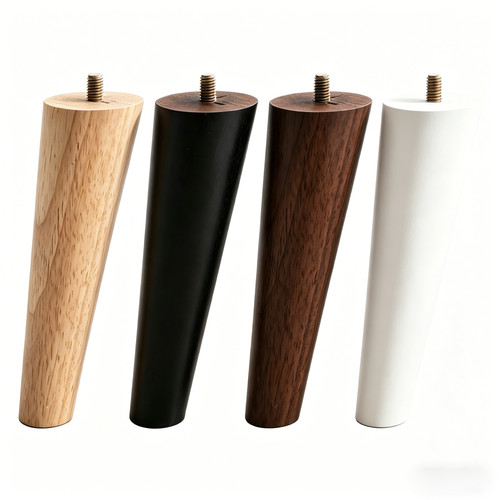 4pc wooden angled round - 4pc,