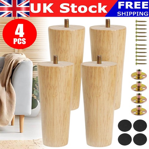 Tapered wooden furniture - 4x,