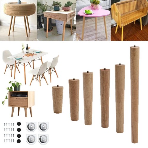 4pcs oak wooden table - oak,