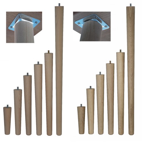 Wooden tapered beech oak - wooden,