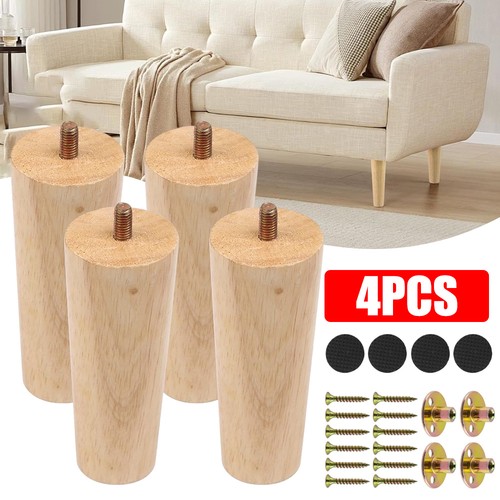 4pcs 20cm wooden - 4pcs, sofa