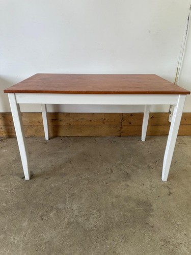 Used wooden dining - dining, white