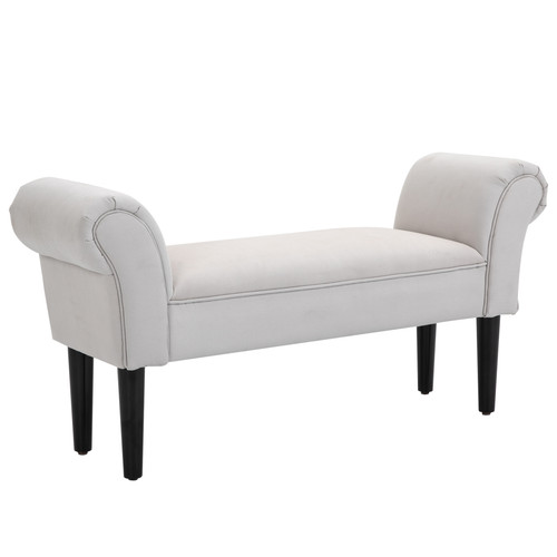 Upholstered bedroom bench - bench, seat