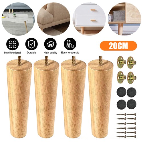 Tapered wooden furniture - 4x,