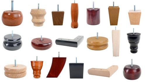 Wooden sofa legs - 4,