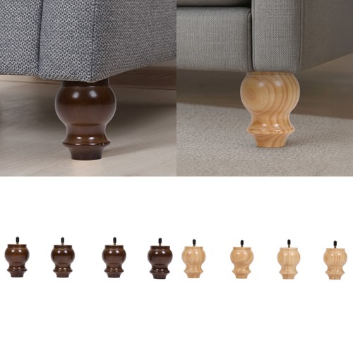 Solid wooden legs set - wooden,