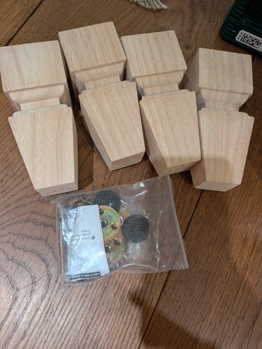 Set unfinished wooden - set,