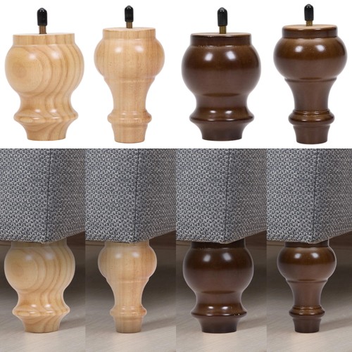 4pcs wooden furniture legs - wooden,