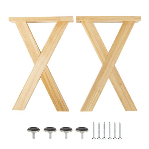 2pcs wooden table legs desk - wooden,