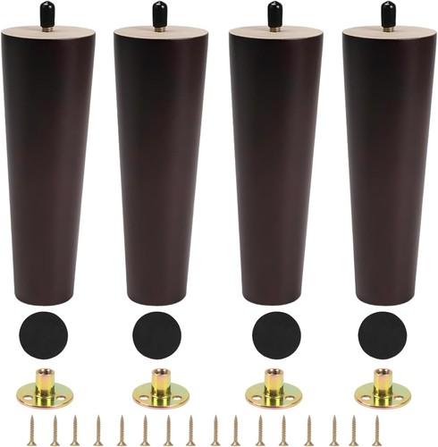 Walnut wooden furniture legs - walnut,