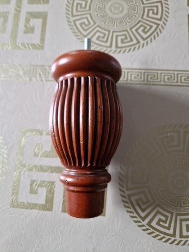 Tall solid wood - 6",