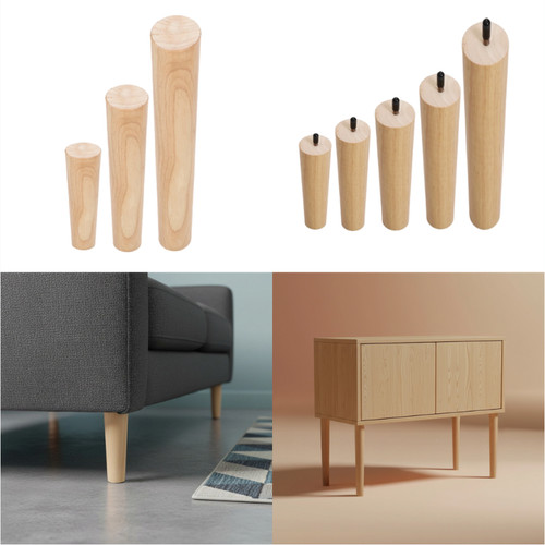 4pcs solid wood furniture - 4pcs, legs