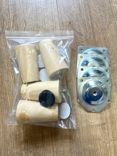 Set small wooden legs - set, of