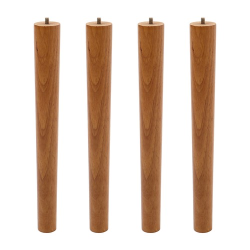 Wooden furniture legs solid - 4x,